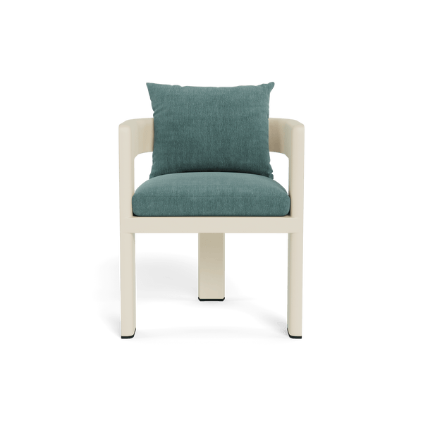 VICTORIA ALUMINUM Dining Chair | Aluminum Bone, Altona Dew,