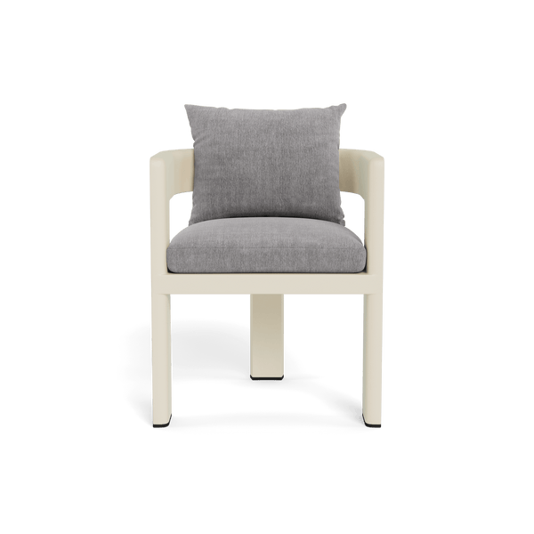 VICTORIA ALUMINUM Dining Chair | Aluminum Bone, Altona Dove,