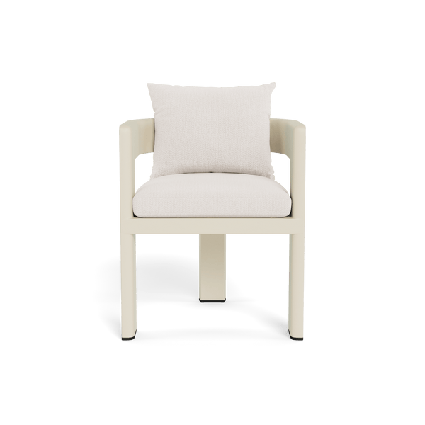 VICTORIA ALUMINUM Dining Chair | Aluminum Bone, Marley Snow,