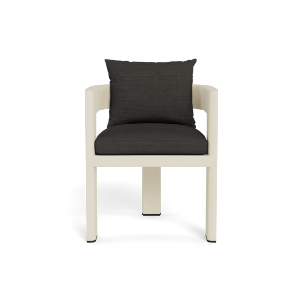 VICTORIA ALUMINUM Dining Chair | Aluminum Bone, Monterey Charcoal,