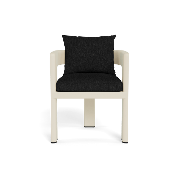 VICTORIA ALUMINUM Dining Chair | Aluminum Bone, Pebble Charcoal,