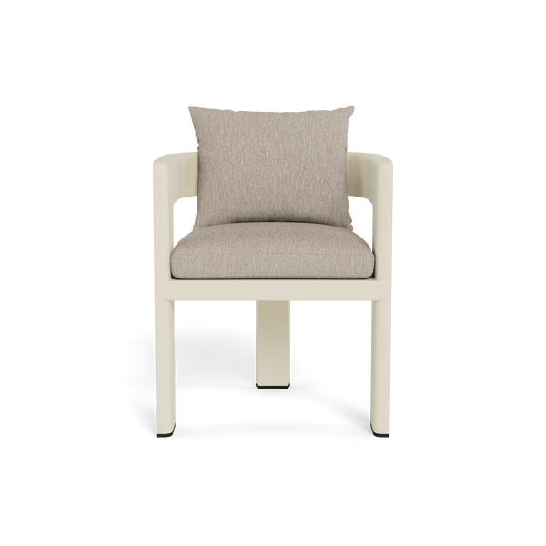 VICTORIA ALUMINUM Dining Chair | Aluminum Bone, Pebble Sand,