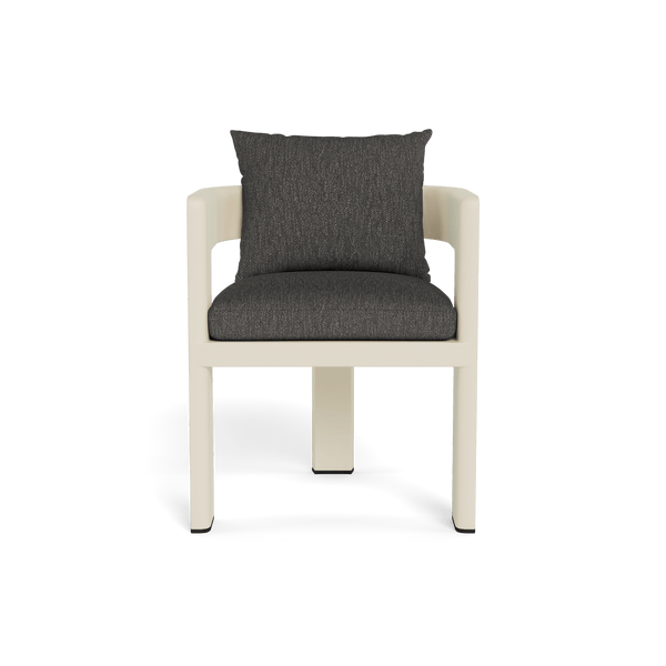 VICTORIA ALUMINUM Dining Chair | Aluminum Bone, Pebble Smoke,