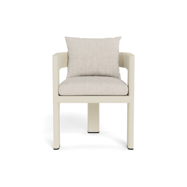 VICTORIA ALUMINUM Dining Chair | Aluminum Bone, Stirling Sanddollar,