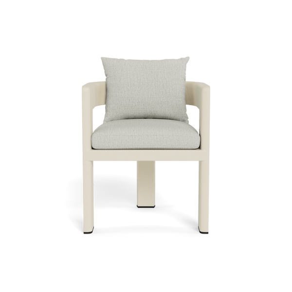 VICTORIA ALUMINUM Dining Chair | Aluminum Bone, Stirling Smoke,