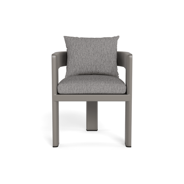 VICTORIA ALUMINUM Dining Chair | Aluminum Taupe, Pebble Fog,