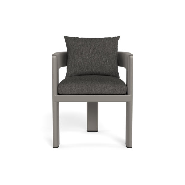 VICTORIA ALUMINUM Dining Chair | Aluminum Taupe, Pebble Smoke,