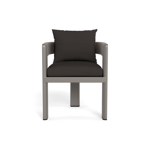VICTORIA ALUMINUM Dining Chair | Aluminum Taupe, Stirling Flint,