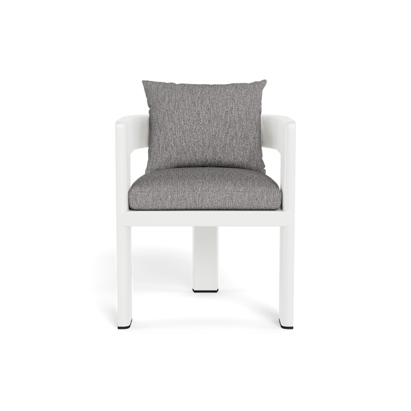 VICTORIA ALUMINUM Dining Chair | Aluminum White, Pebble Fog,