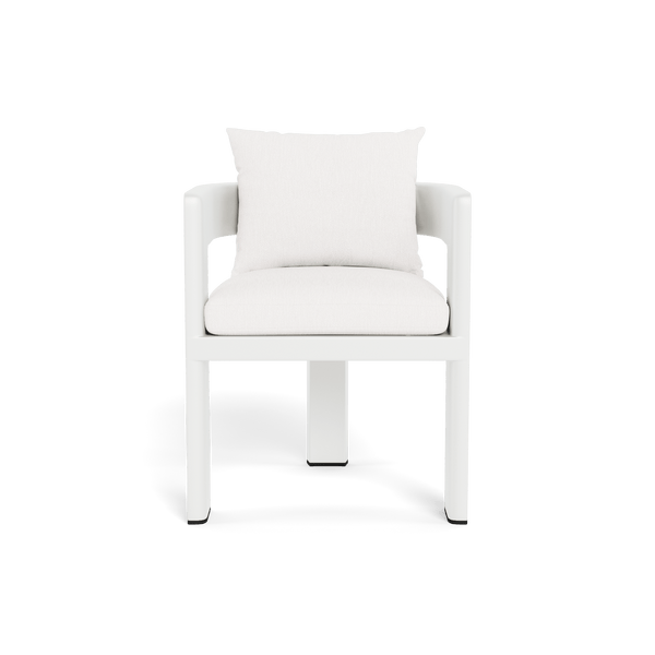VICTORIA ALUMINUM Dining Chair | Aluminum White, Pebble White,