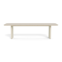 Victoria Aluminum Dining Table 108"