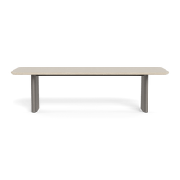 Victoria Aluminum Dining Table 108"