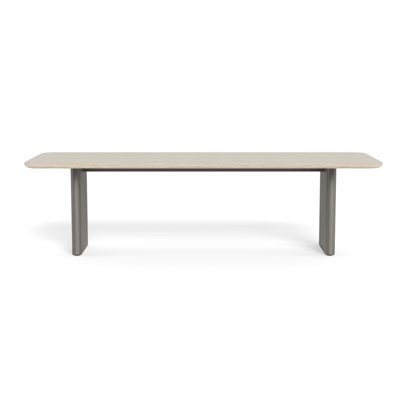 Victoria Aluminum Dining Table 108"