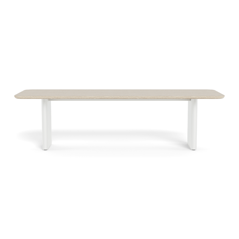 Victoria Aluminum Dining Table 108"