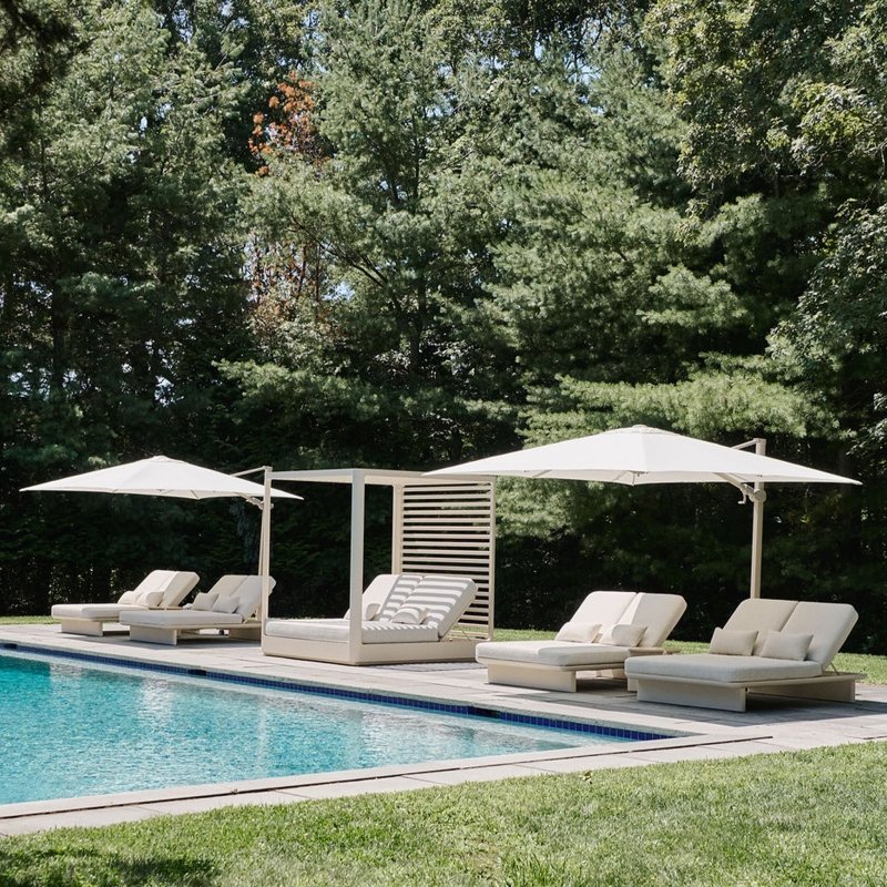Victoria Aluminum Double Sun Lounge
