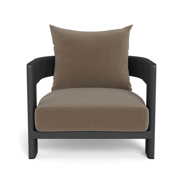 VICTORIA ALUMINUM Lounge Chair | Aluminum Asteroid, Marley Mink,