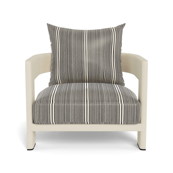 VICTORIA ALUMINUM Lounge Chair | Aluminum Bone, Bateau Classic,