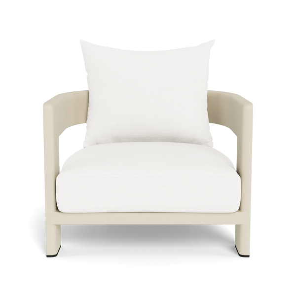 VICTORIA ALUMINUM Lounge Chair | Aluminum Bone, Monterey Chalk,