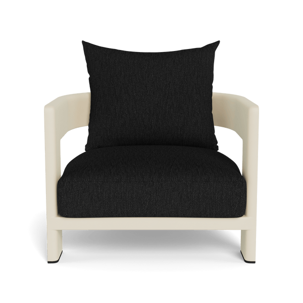 VICTORIA ALUMINUM Lounge Chair | Aluminum Bone, Pebble Charcoal,