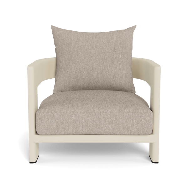 VICTORIA ALUMINUM Lounge Chair | Aluminum Bone, Pebble Sand,