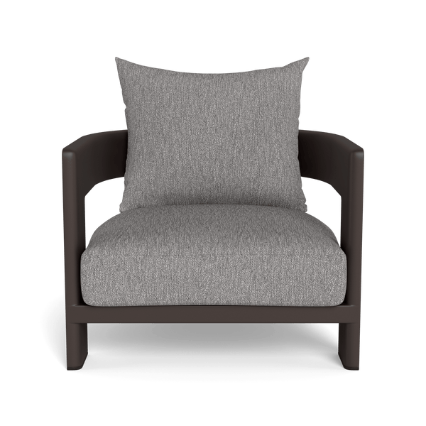 VICTORIA ALUMINUM Lounge Chair | Aluminum Bronze, Pebble Fog,