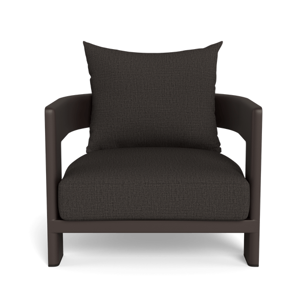 VICTORIA ALUMINUM Lounge Chair | Aluminum Bronze, Stirling Flint,