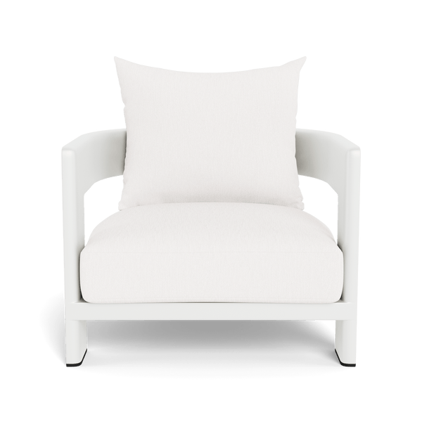 VICTORIA ALUMINUM Lounge Chair | Aluminum White, Pebble White,