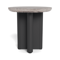 Victoria Aluminum Round Side Table