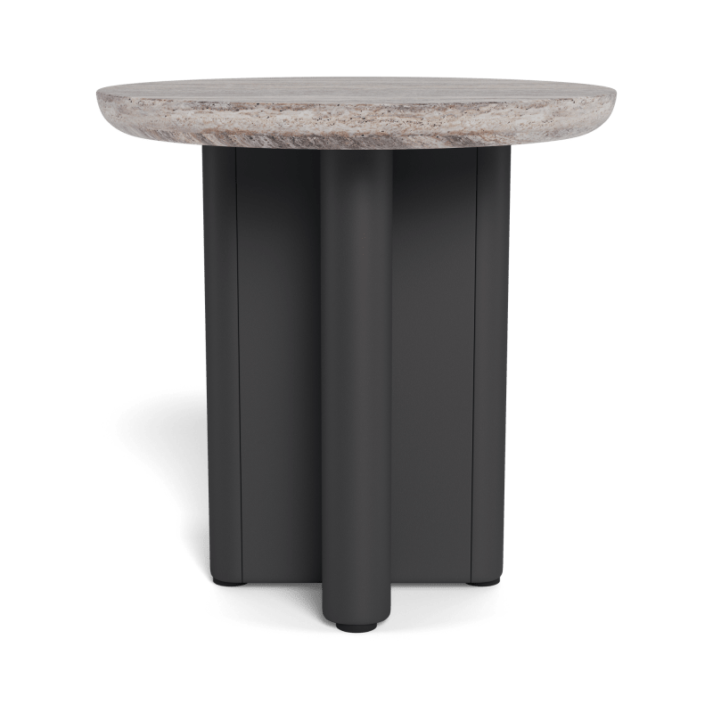 Victoria Aluminum Round Side Table