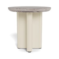 Victoria Aluminum Round Side Table
