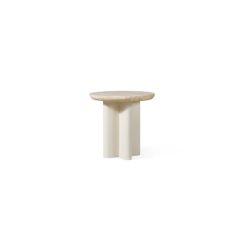 Victoria Aluminum Round Side Table