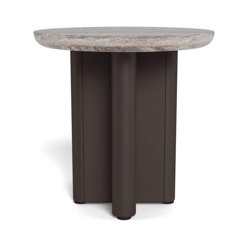 Victoria Aluminum Round Side Table
