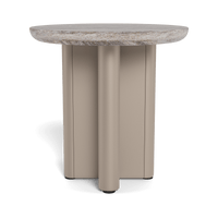 Victoria Aluminum Round Side Table