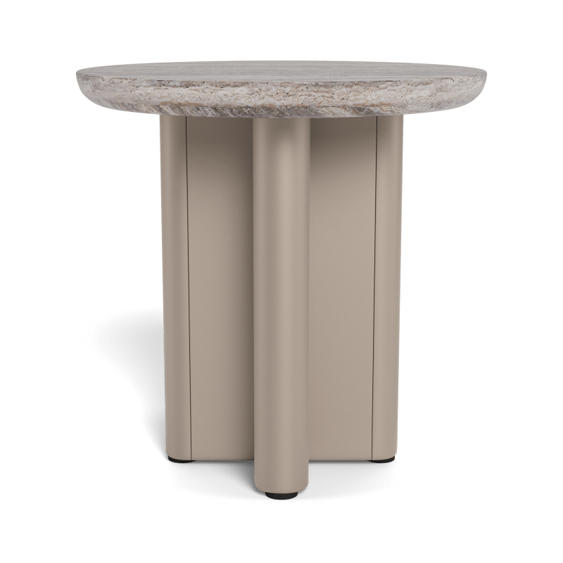 Victoria Aluminum Round Side Table