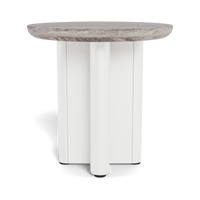 Victoria Aluminum Round Side Table