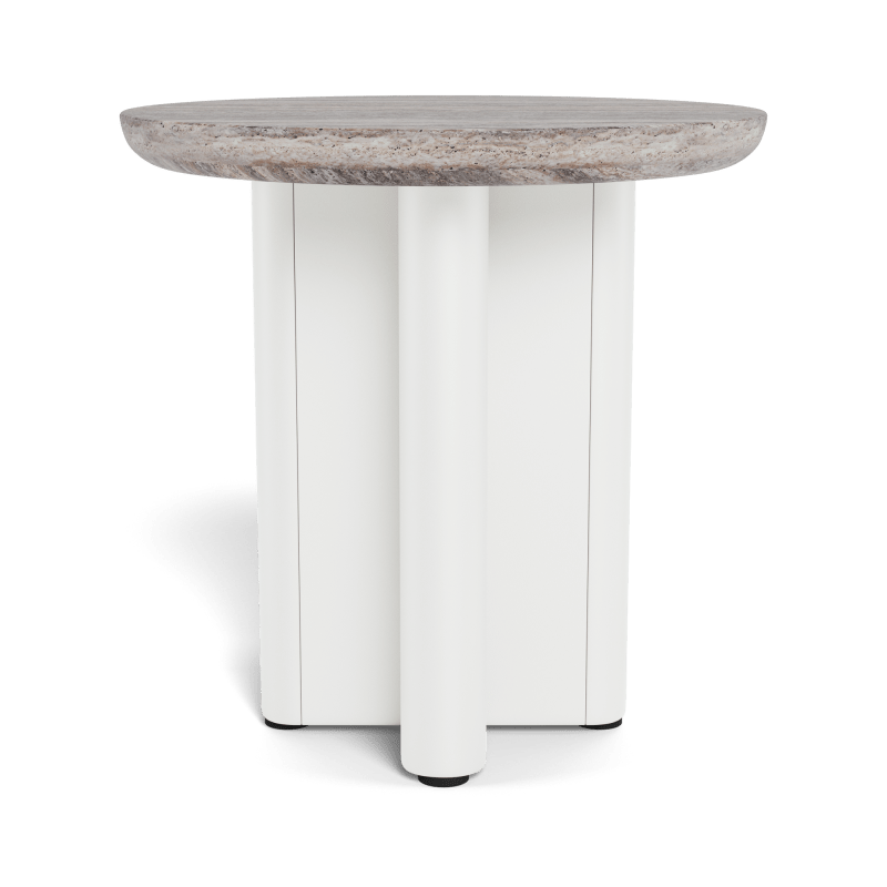 Victoria Aluminum Round Side Table
