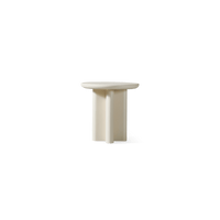Victoria Aluminum Round Slatted Side Table