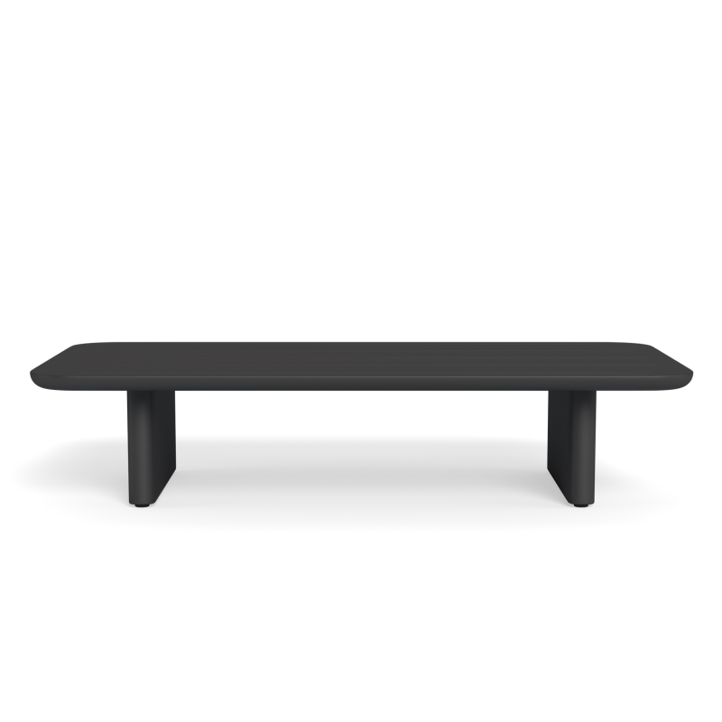 Victoria Aluminum Slatted Coffee Table | Aluminum Asteroid, ,