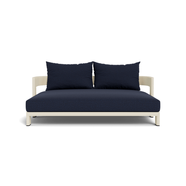 Victoria Daybed | Aluminum Bone, Siesta Indigo,