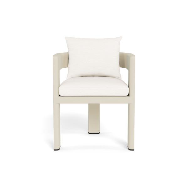 Victoria Dining Chair | Aluminum Bone, Panama Blanco,