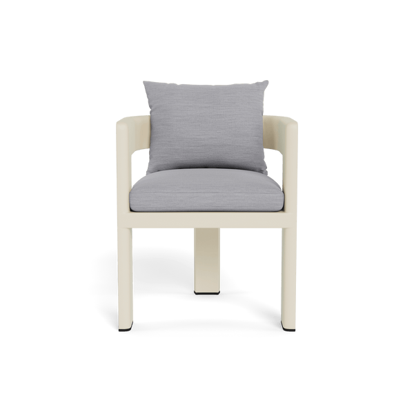 Victoria Dining Chair | Aluminum Bone, Panama Cloud,