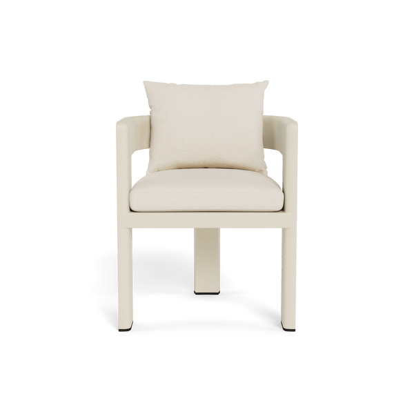 Victoria Dining Chair | Aluminum Bone, Siesta Ivory,