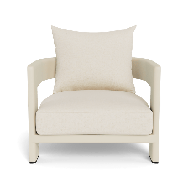 Victoria Lounge Chair | Aluminum Bone, Siesta Ivory,