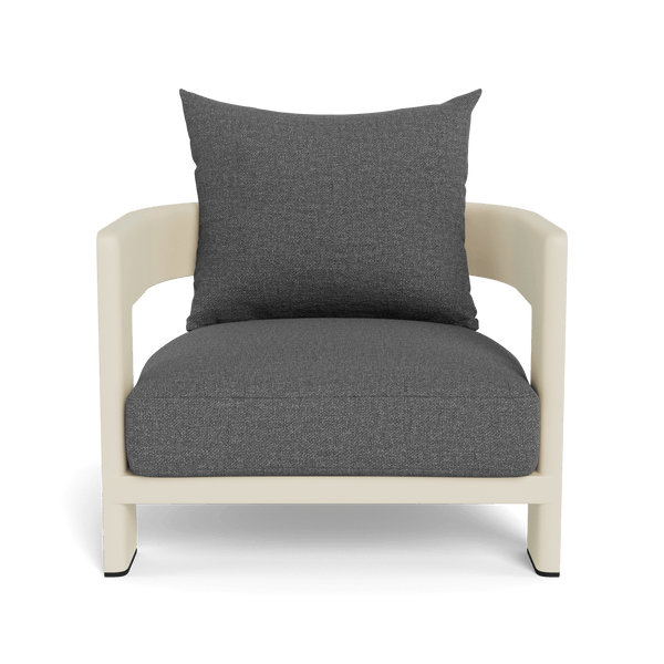 Victoria Lounge Chair | Aluminum Bone, Siesta Slate,