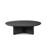 Victoria Round Slatted Coffee Table | Aluminum Asteroid, ,