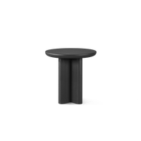 Victoria Aluminum Round Slatted Side Table