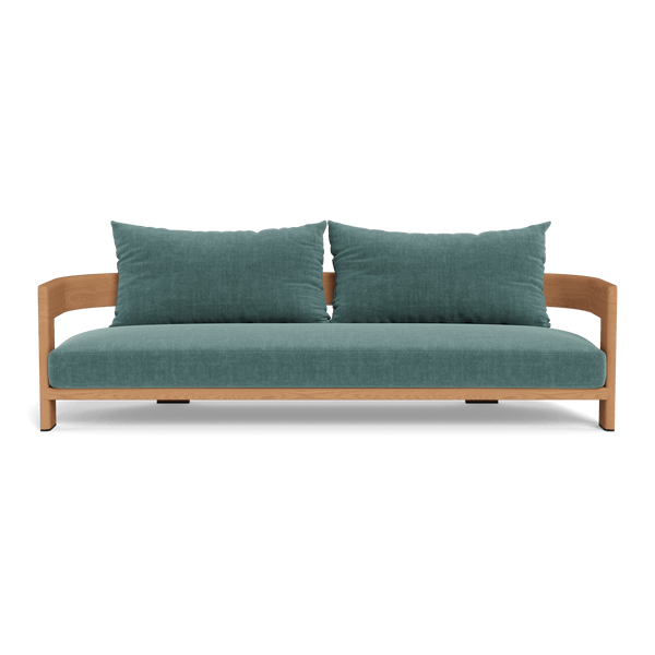 Victoria Teak 3 Seat Sofa | Teak Natural, Altona Dew,