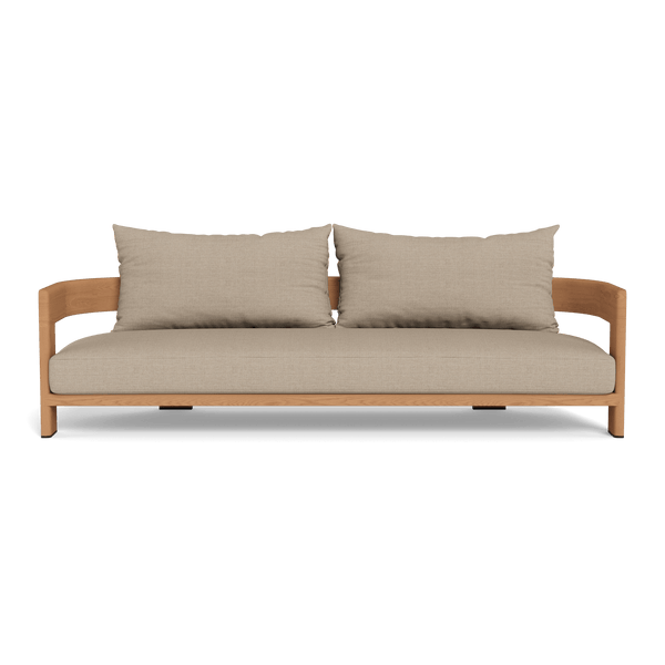 Victoria Teak 3 Seat Sofa | Teak Natural, Monterey Sand,