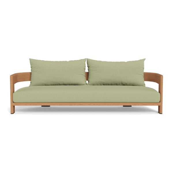 Victoria Teak 3 Seat Sofa | Teak Natural, Stirling Sage,