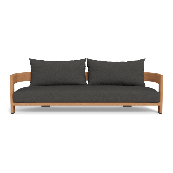 Victoria Teak 3 Seat Sofa | Teak Natural, Stirling Shadow,